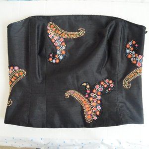 3 for $25 - Ann Taylor Paisley Beaded Bustier